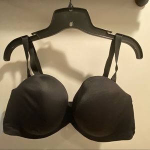 44DD Strapless Boost Convertible Style Cacique Bra, Black